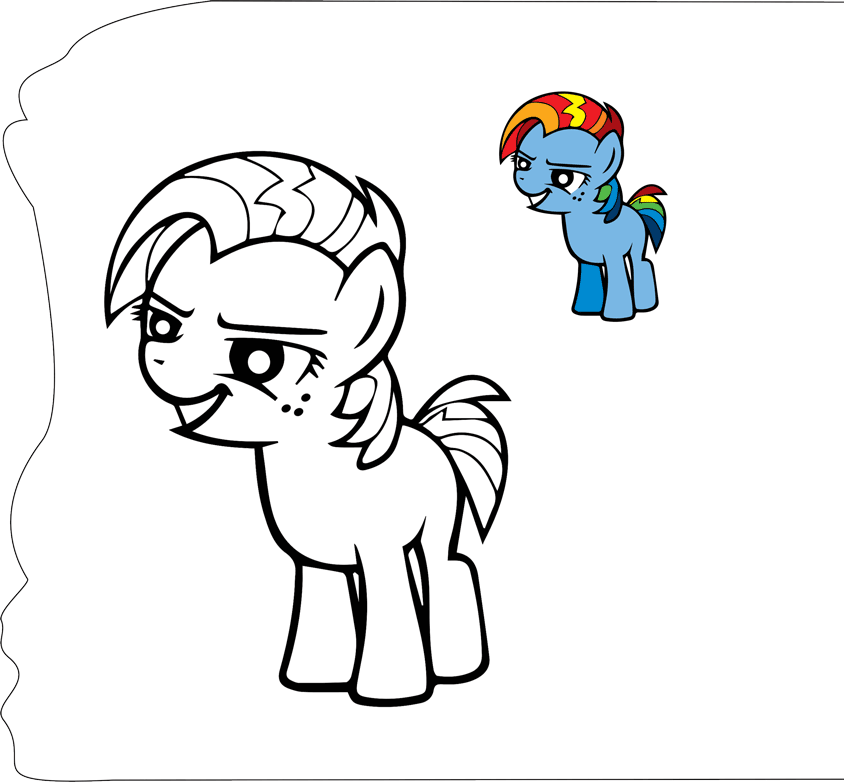 رنگ آمیزی پونی